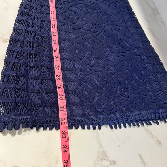 Lilly Pulitzer size as mall Jamie knit lace mini shift dress sleeveless - Picture 8 of 12
